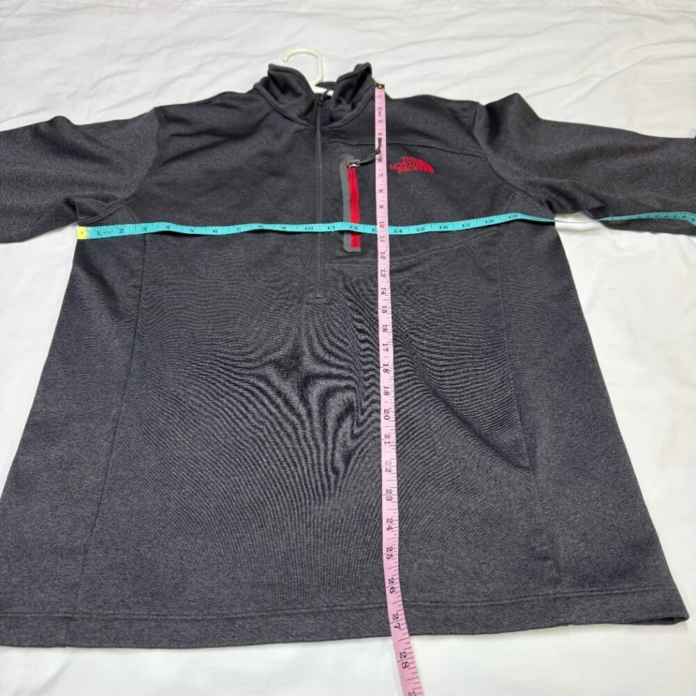 The North Face Canyonlands 1/2-Zip Fleece Pullover Men’s‎ Large Charcoal EUC